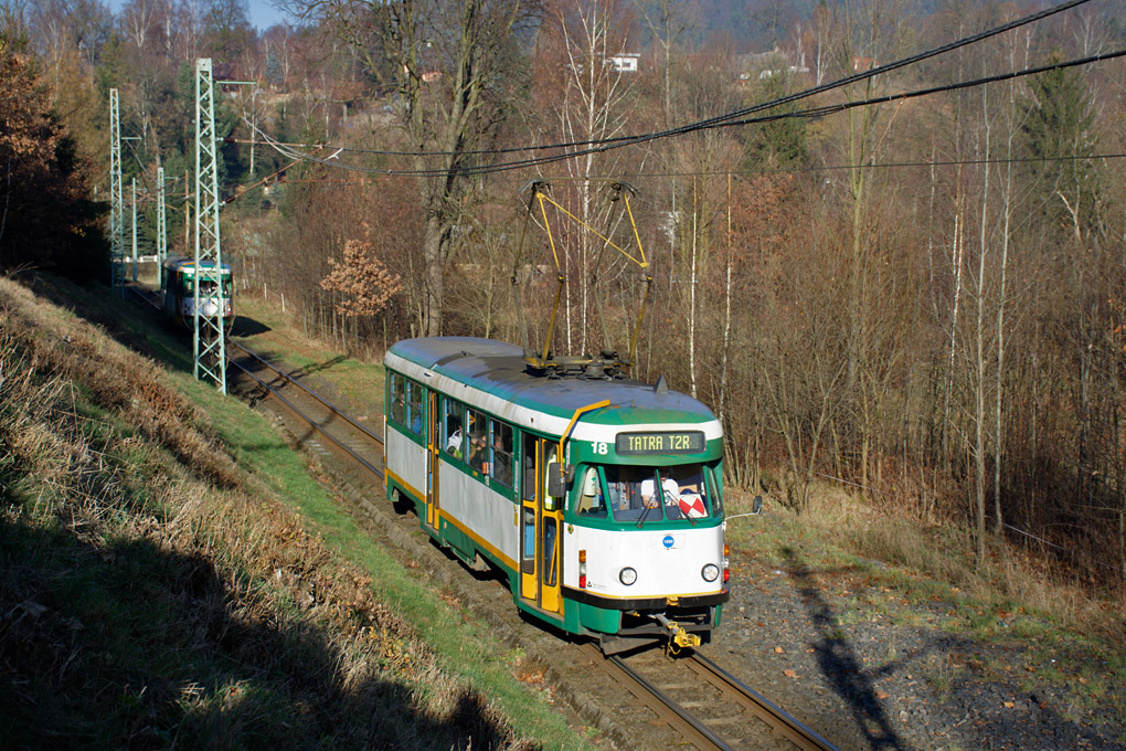 Либерец - Яблонец-над-Нисой, Tatra T2R № 18; Либерец - Яблонец-над-Нисой — Прощание с вагонами Tatra T2R