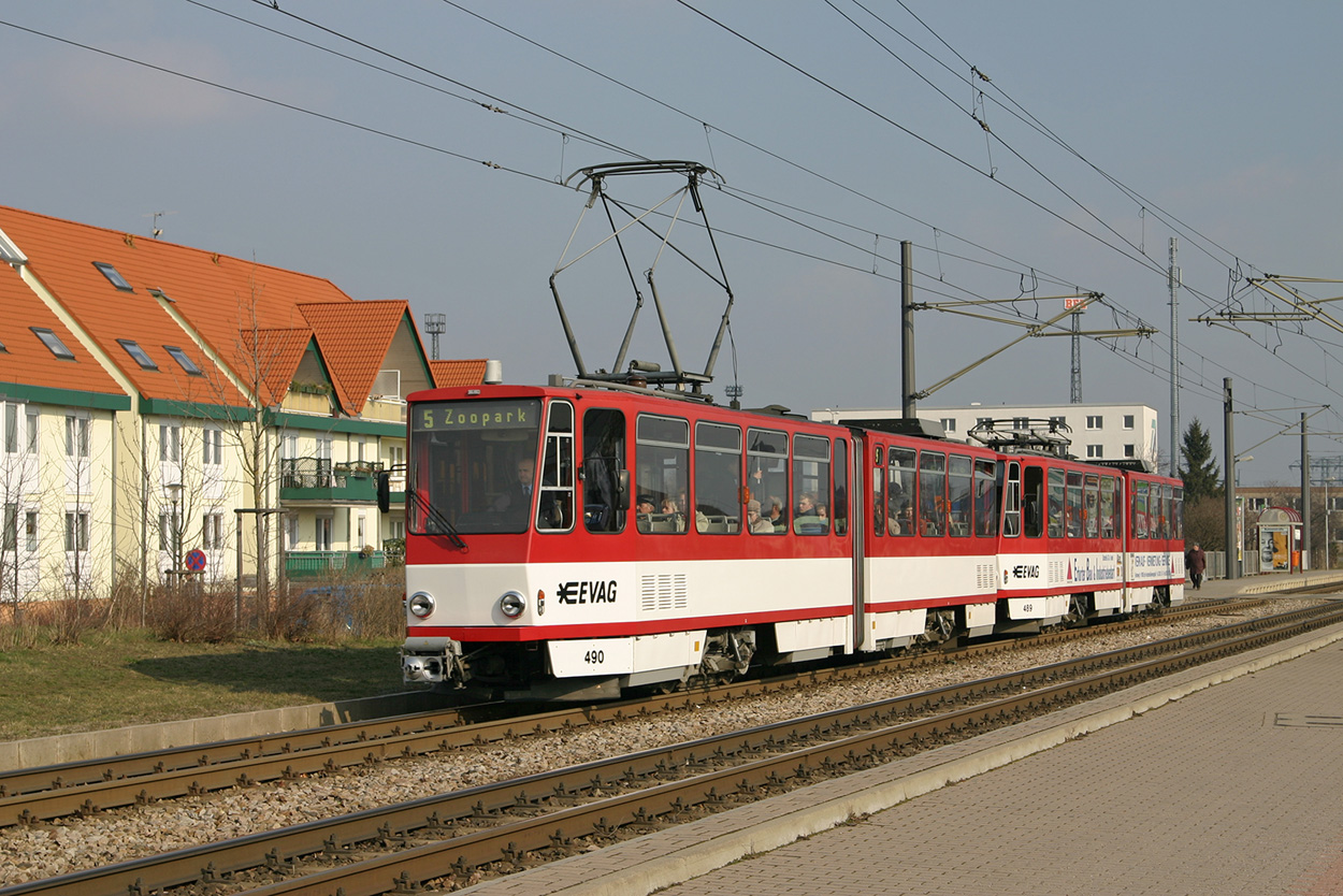Erfurt, Tatra KT4D № 490
