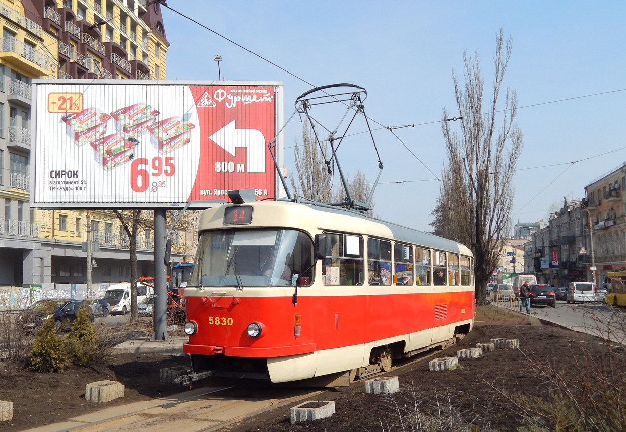 Киев, Tatra T3SUCS № 5830