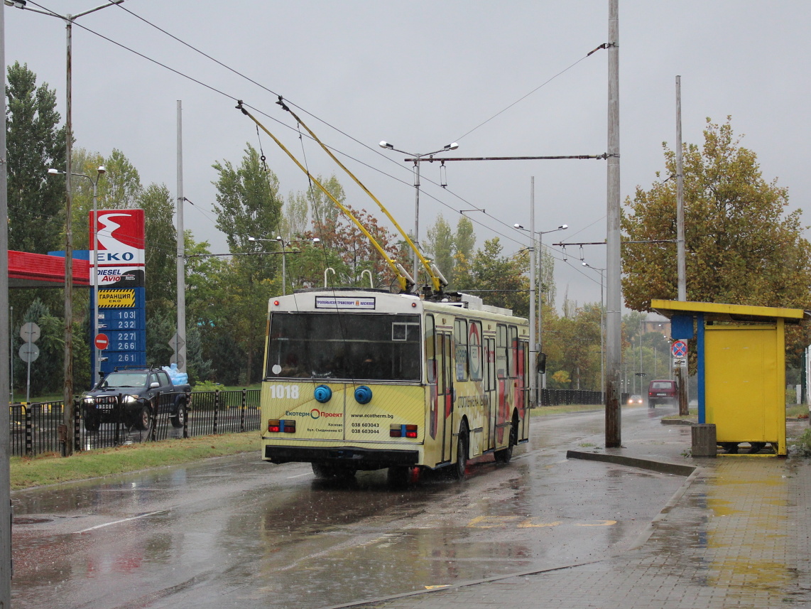 Хасково, Škoda 14Tr06 № 1018