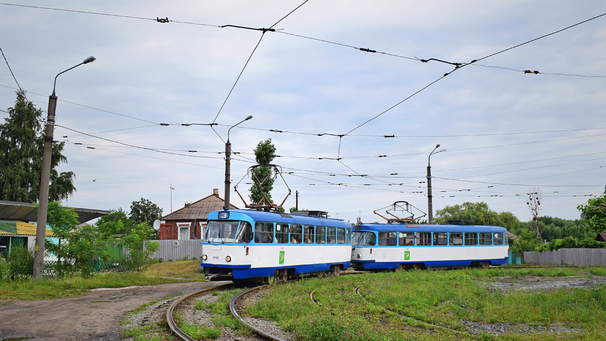 Kharkiv, Tatra T3A nr. 5155; Kharkiv, Tatra T3A nr. 5156