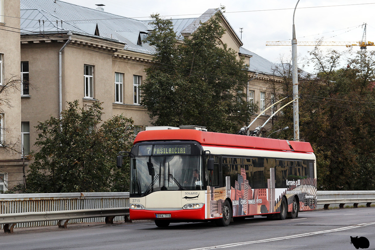 Vilnius, Solaris Trollino II 15 AC — 2715