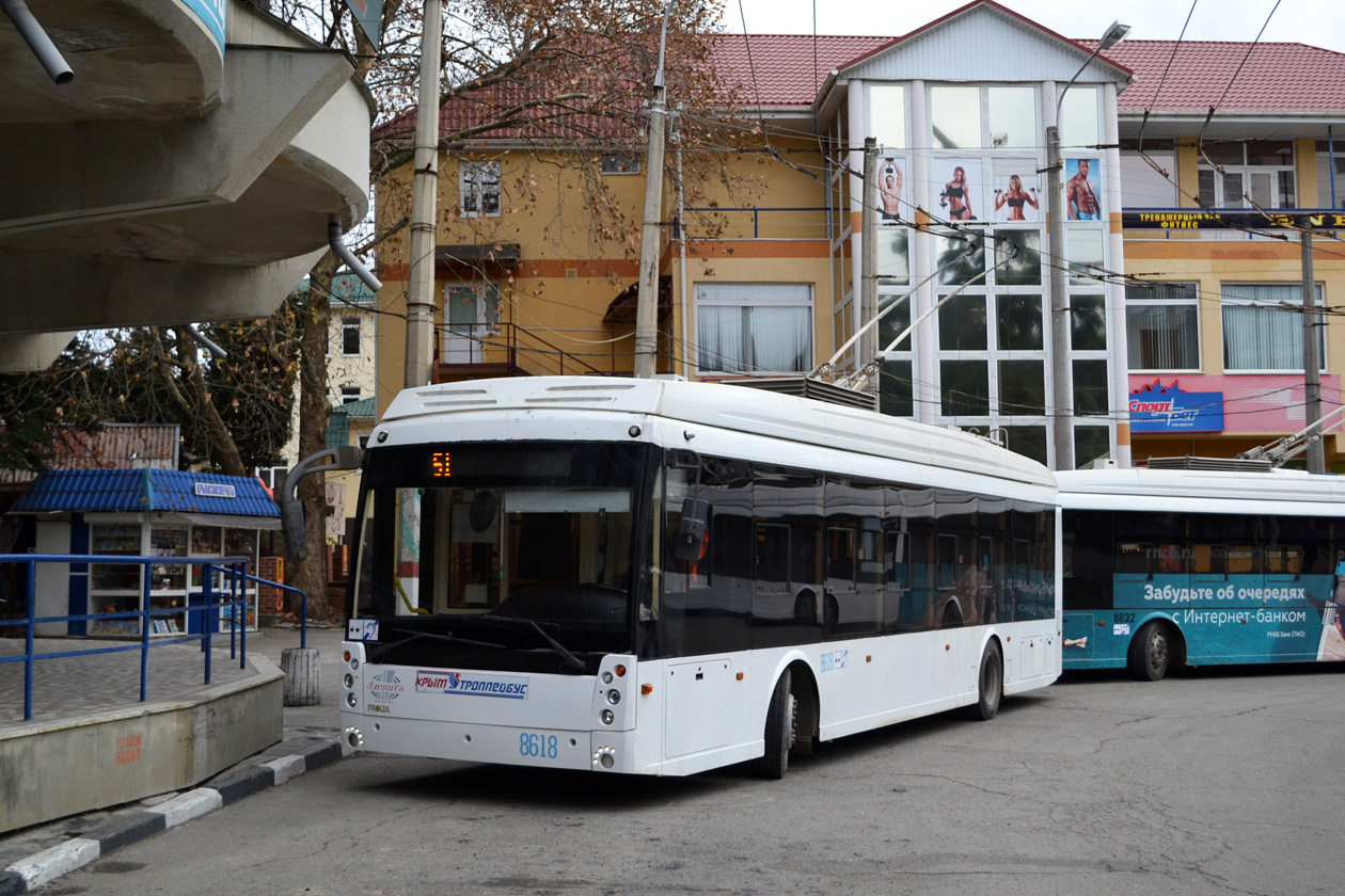 Crimean trolleybus, Trolza-5265.05 “Megapolis” № 8618