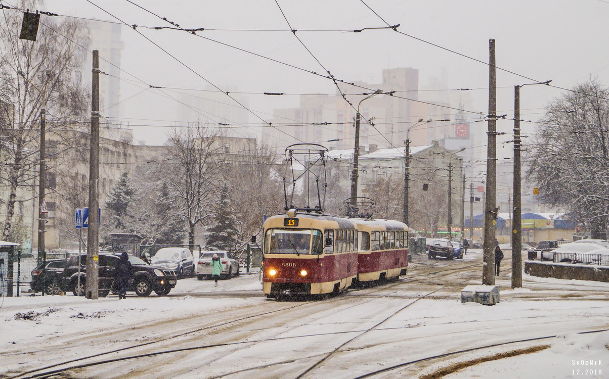 Киев, Tatra T3SU № 5808