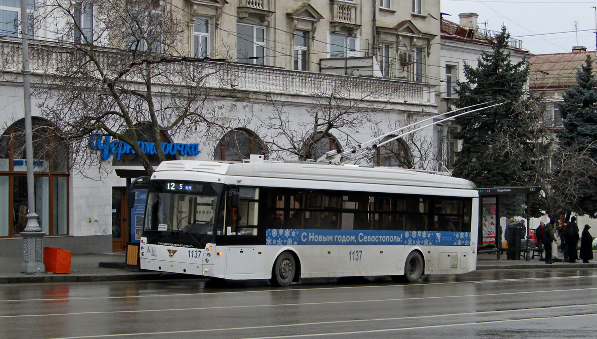 Sevastopol, Trolza-5265.02 “Megapolis” № 1137