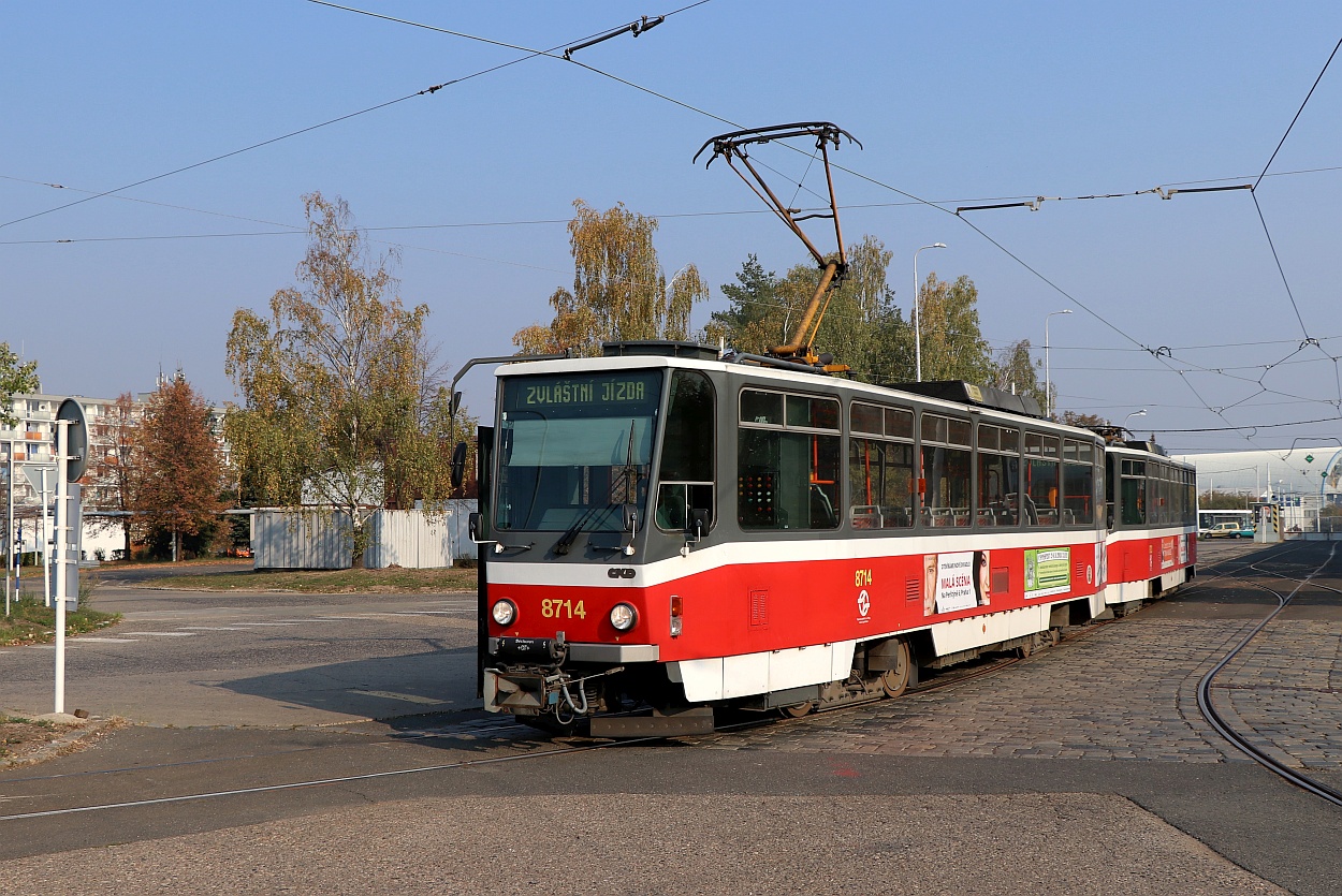 Прага, Tatra T6A5 № 8714; Прага, Tatra T6A5 № 8723