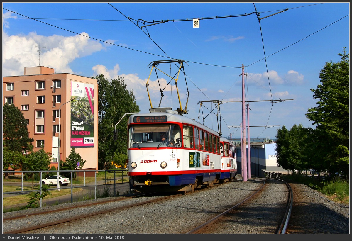 Olomouc, Tatra T3R.P № 162