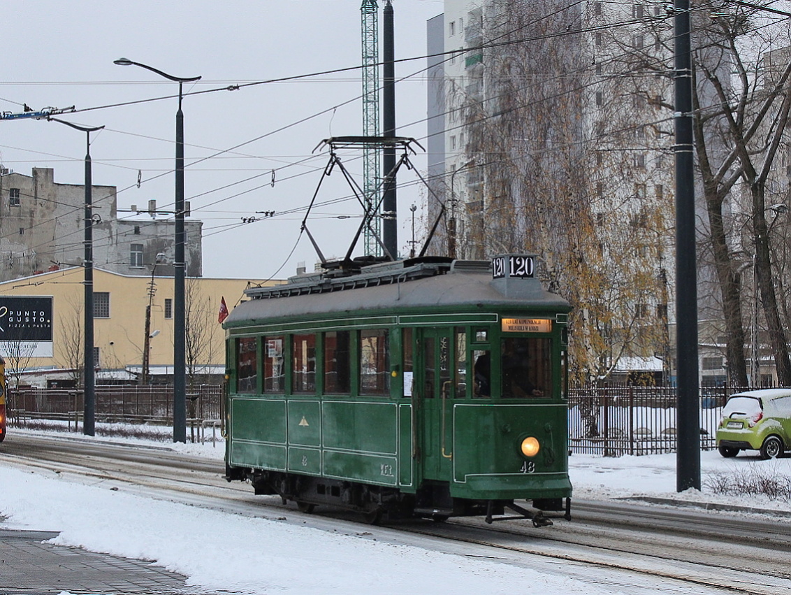 Лодзь, Lilpop II № 48; Лодзь — 120 лет общественному транспорту в Лодзи — 16.12.2018