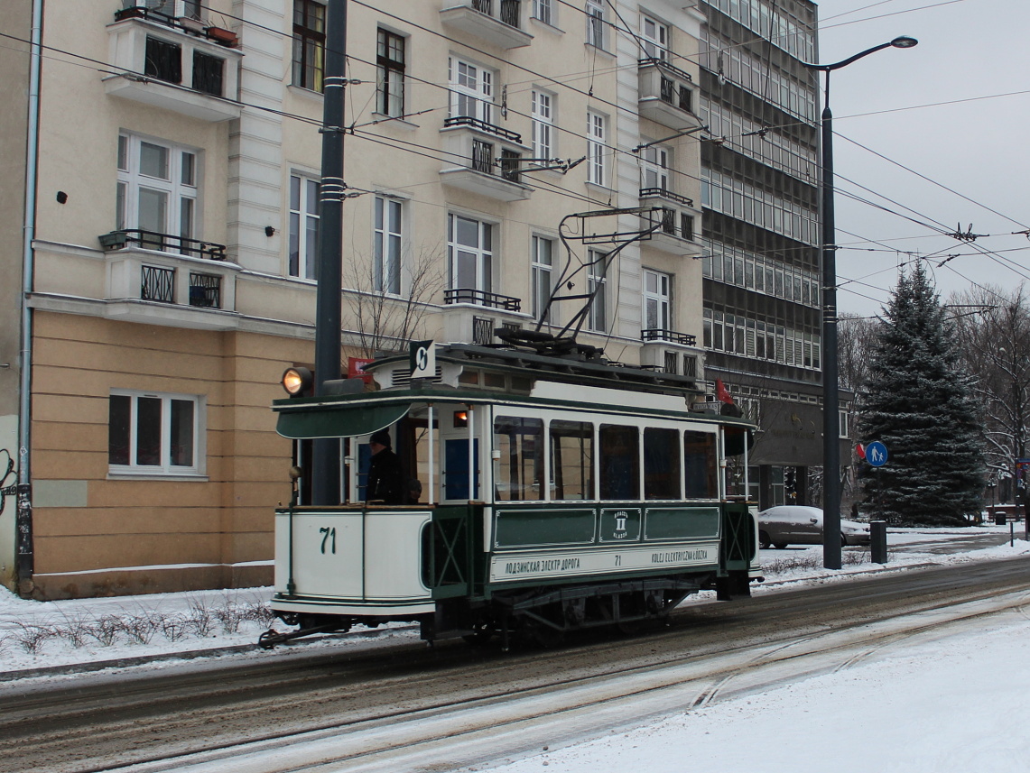 Лодзь, Herbrand GE 58 № 71; Лодзь — 120 лет общественному транспорту в Лодзи — 16.12.2018