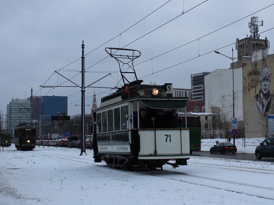 Лодзь, Herbrand GE 58 № 71; Лодзь — 120 лет общественному транспорту в Лодзи — 16.12.2018