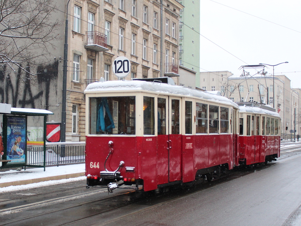 Лодзь, FWŚ 5ND1 № 644; Лодзь — 120 лет общественному транспорту в Лодзи — 16.12.2018