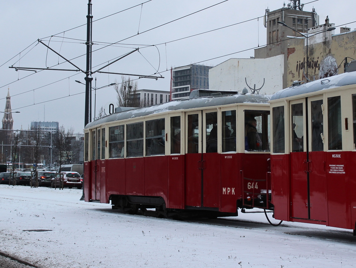 Лодзь, FWŚ 5ND1 № 644; Лодзь — 120 лет общественному транспорту в Лодзи — 16.12.2018