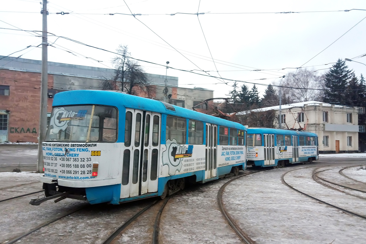 Харьков, Tatra T3SU № 660