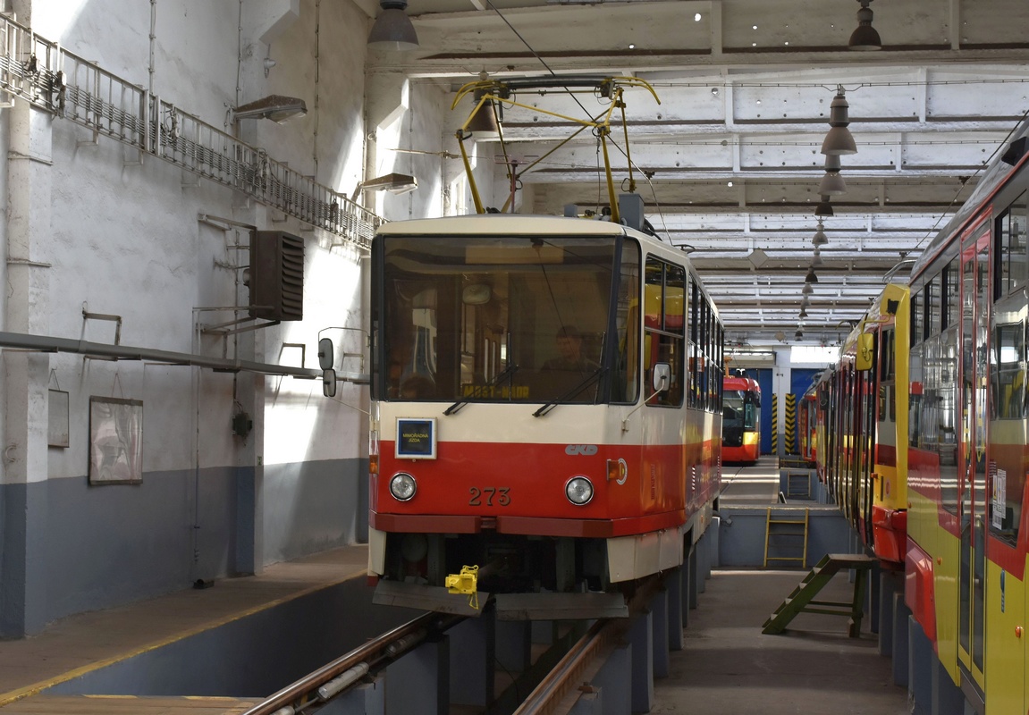 Most - Litvínov, Tatra T5B6 № 273; Most - Litvínov — Foto-Traveling with Tatra T5B6t No. 273 (29.09.2018) • Fotojízda na Tatra T5B6t ev. č. 273 (29.09.2018)