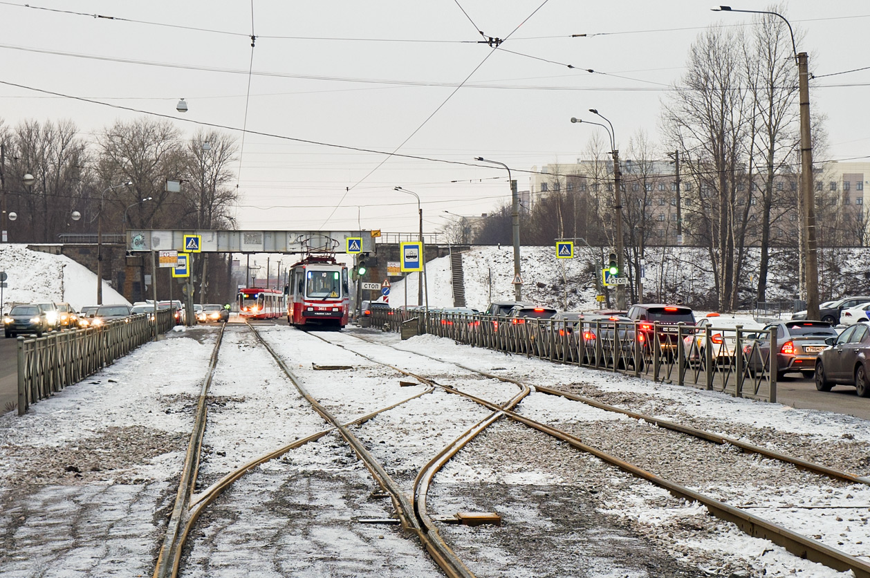 Sankt-Peterburg — Tram lines and infrastructure