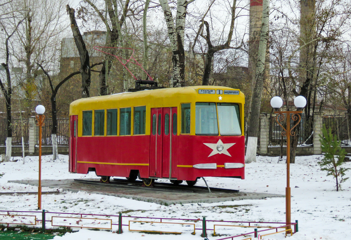Temirtau, KTM-2 č. б/н; Temirtau — Tram-monument KTM-2