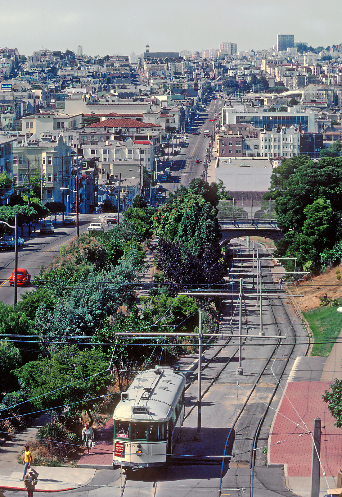 Суисун-Сити, Bethlehem Muni Type K № 178; Сан-Франциско, область залива — Старые фотографии и открытки; Сан-Франциско, область залива — Трамвайные линии и инфраструктура