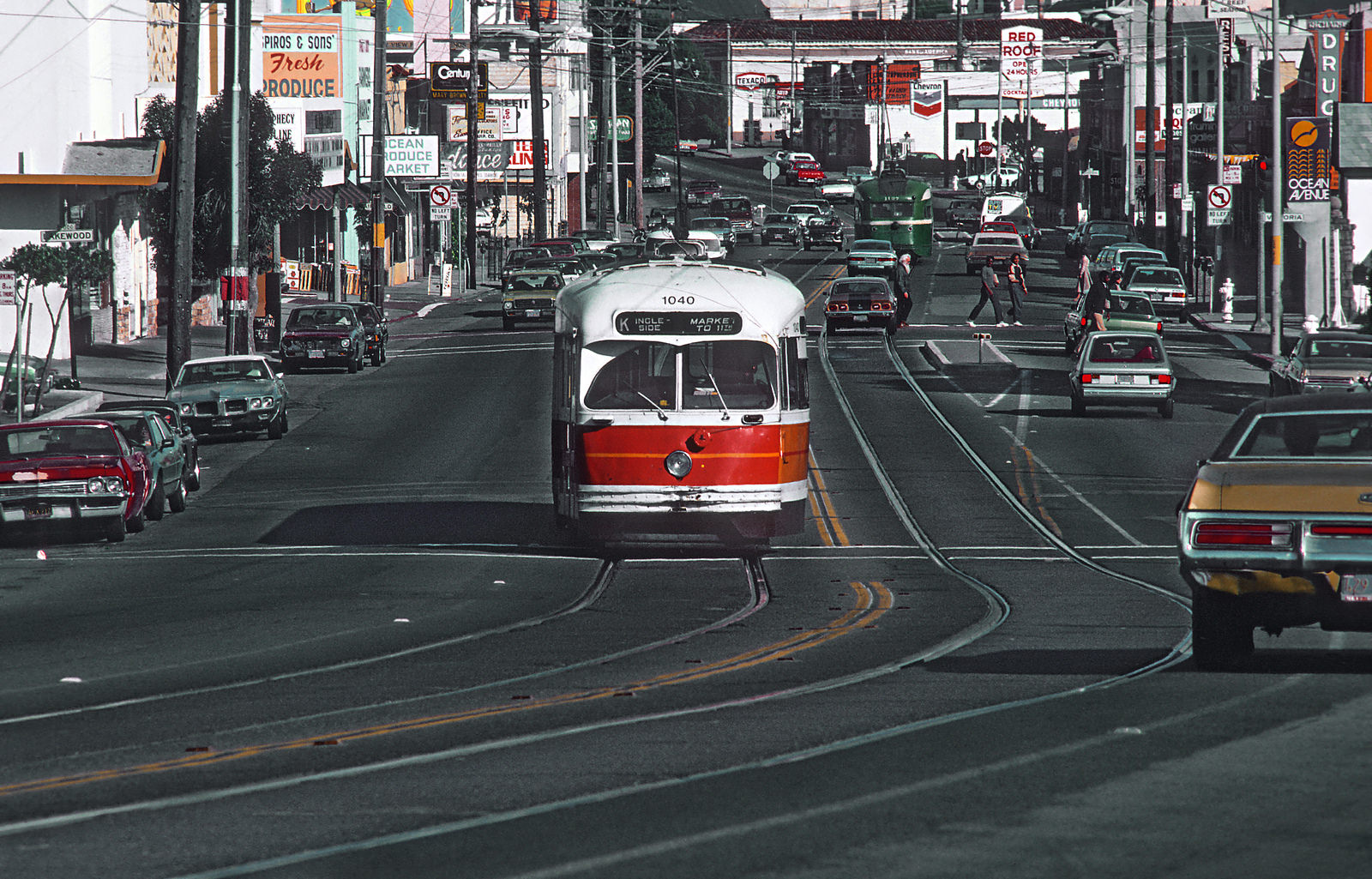 Сан-Франциско, область залива, PCC № 1040; Сан-Франциско, область залива — Трамвайные линии и инфраструктура