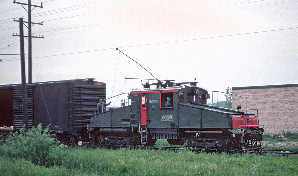 Highwood, IL, General Electric electric locomotive # 455
