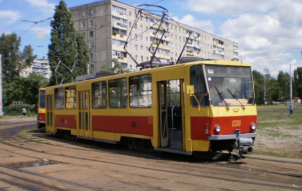 Kyiv, Tatra T6B5SU № 038