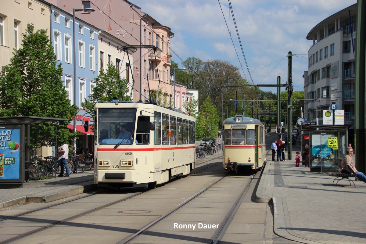 Rostock, Tatra T6A2M nr. 704