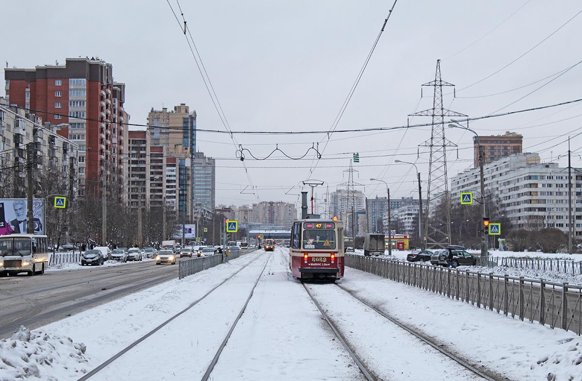 Sankt Petersburg — Tram lines and infrastructure