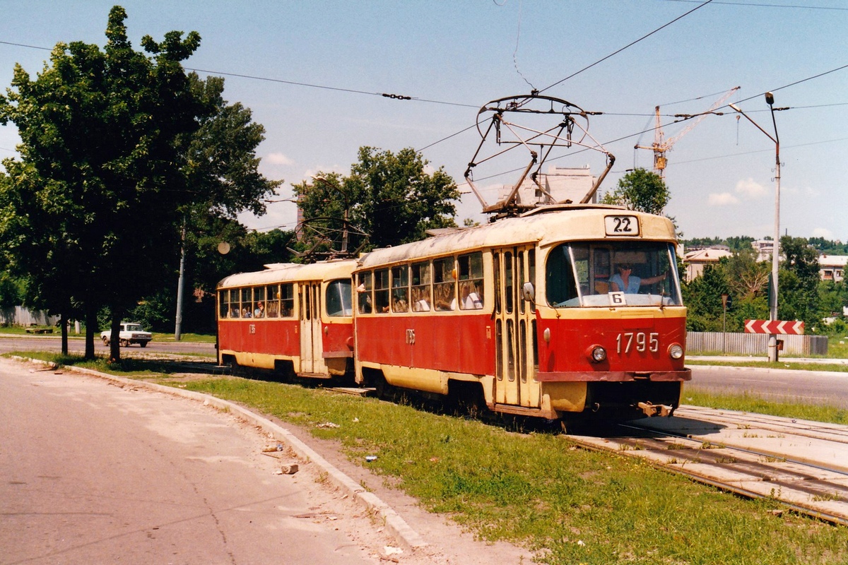 Харьков, Tatra T3SU (двухдверная) № 1795; Харьков, Tatra T3SU (двухдверная) № 1796
