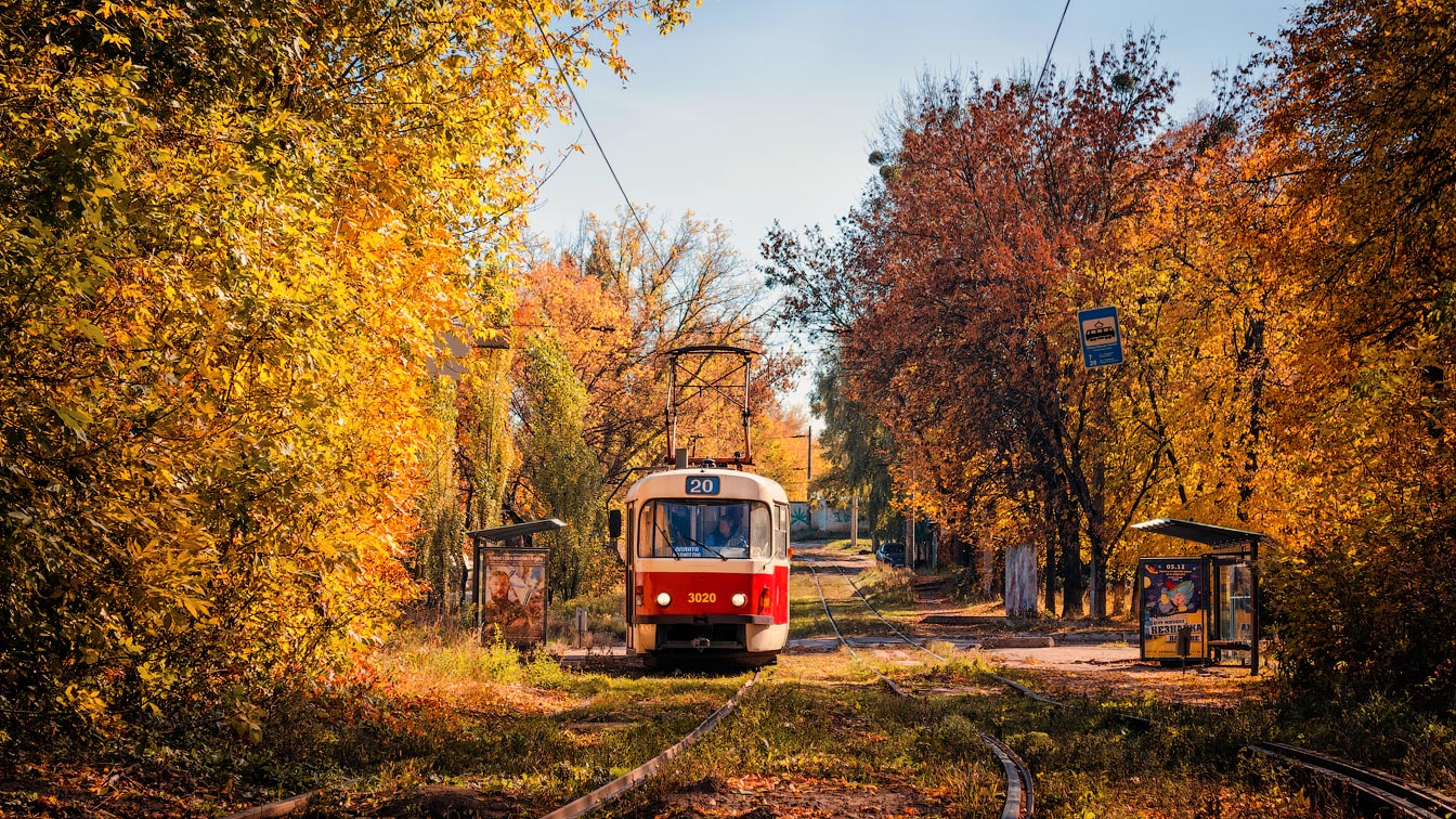 Харьков, Tatra T3SUCS № 3020; Харьков — Трамвайные линии