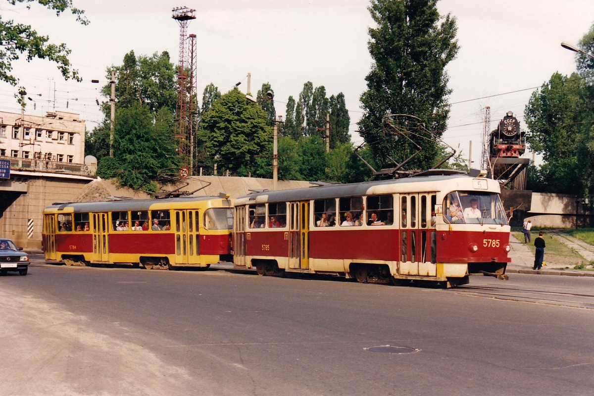 Киев, Tatra T3SU № 5785; Киев, Tatra T3SU № 5784; Киев — Исторические фотографии