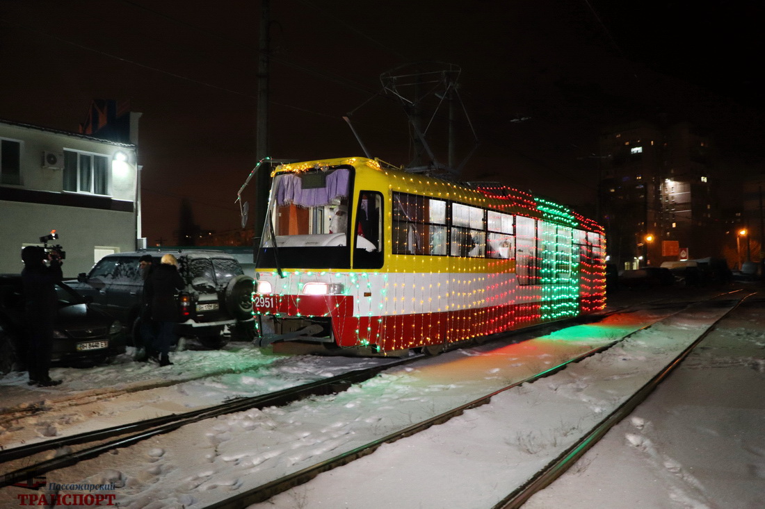 Odesa, T3 KVP Od nr. 2951; Odesa — Electric Transport During Winter Holidays