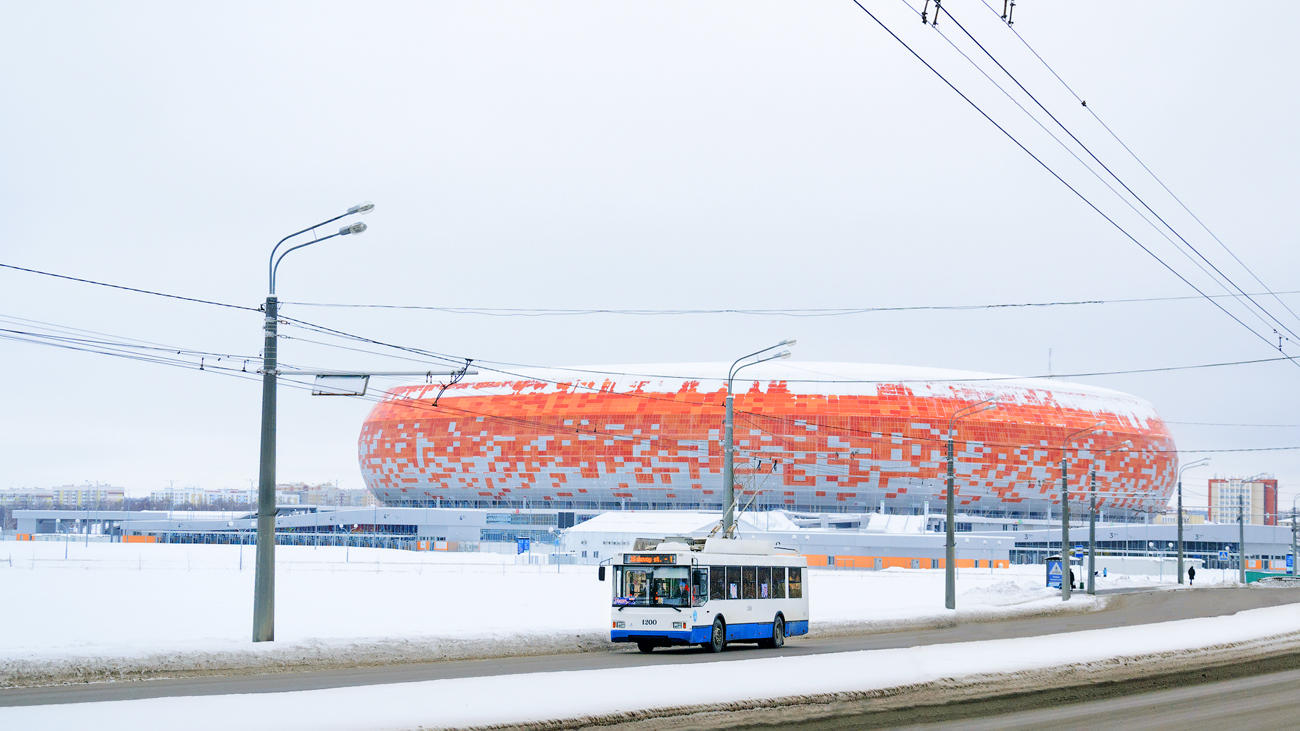 Szaranszk — Trolleybus Lines — near Mordovia Arena