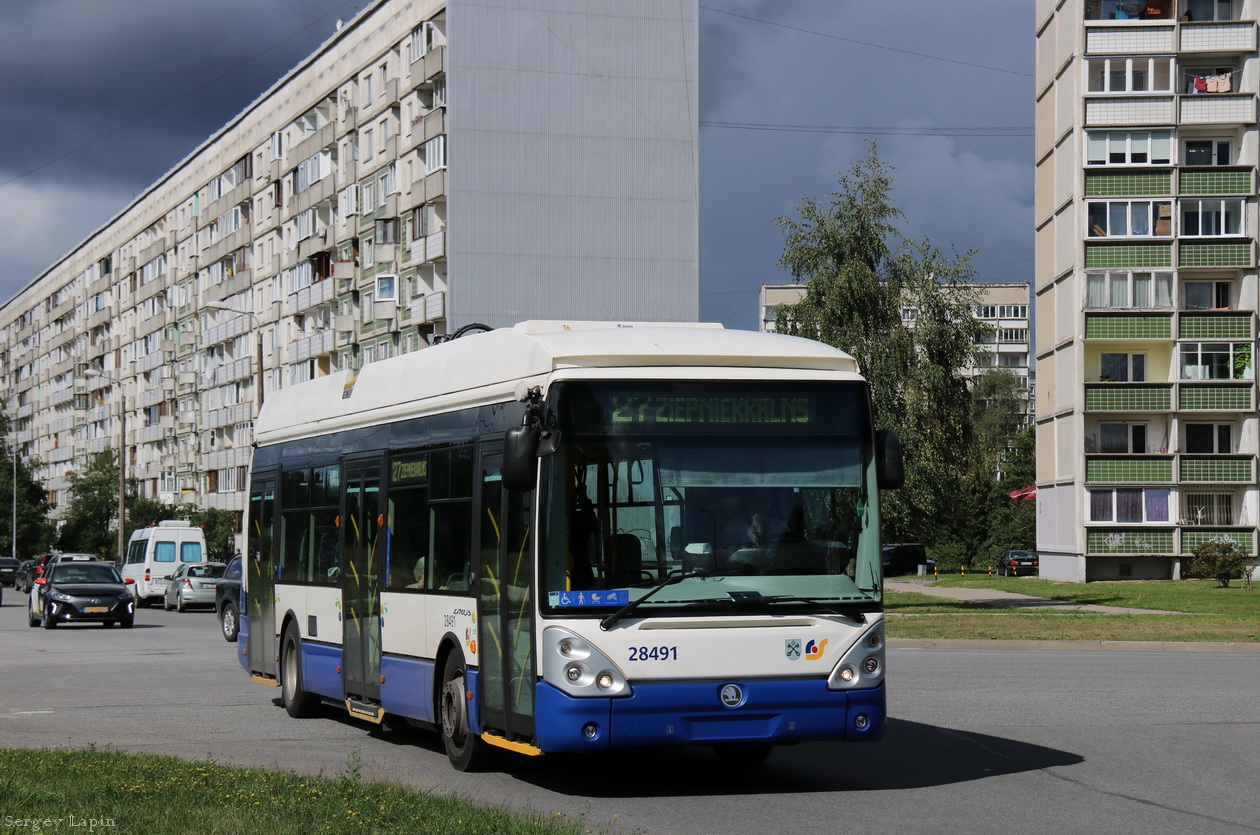 Рига, Škoda 24Tr Irisbus Citelis № 28491