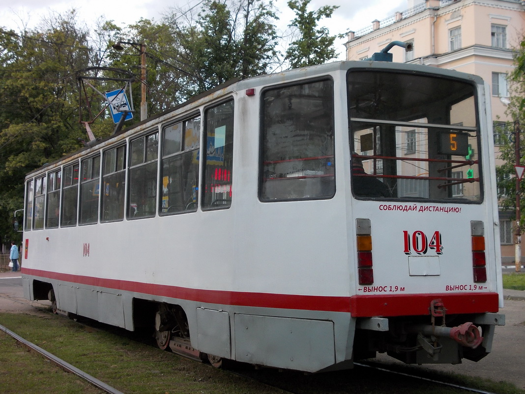 Тверь, 71-608КМ № 104; Тверь — Последние годы тверского трамвая (2017 — 2018)