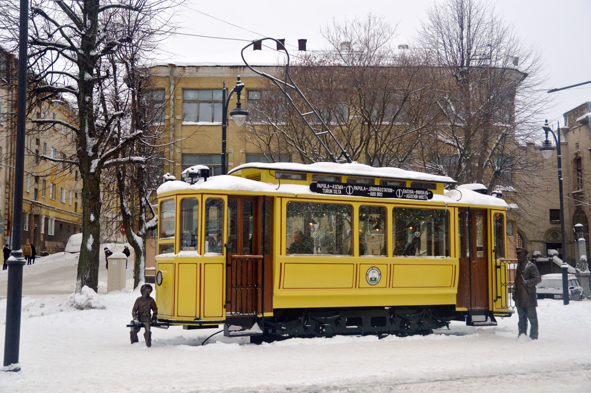 Виборг — Памятник Выборгскому трамваю