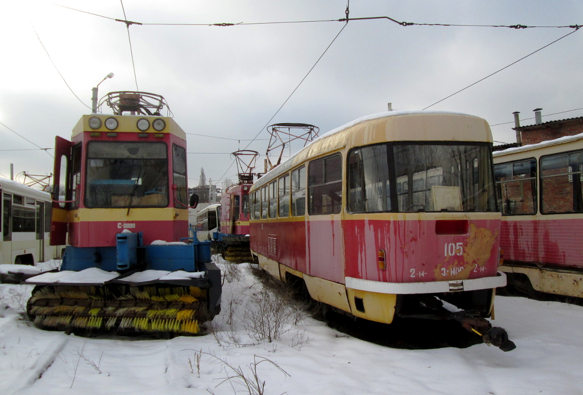 Rostov-na-Donu, VTK-01 № С-8000; Rostov-na-Donu, Tatra T3SU (2-door) № 105