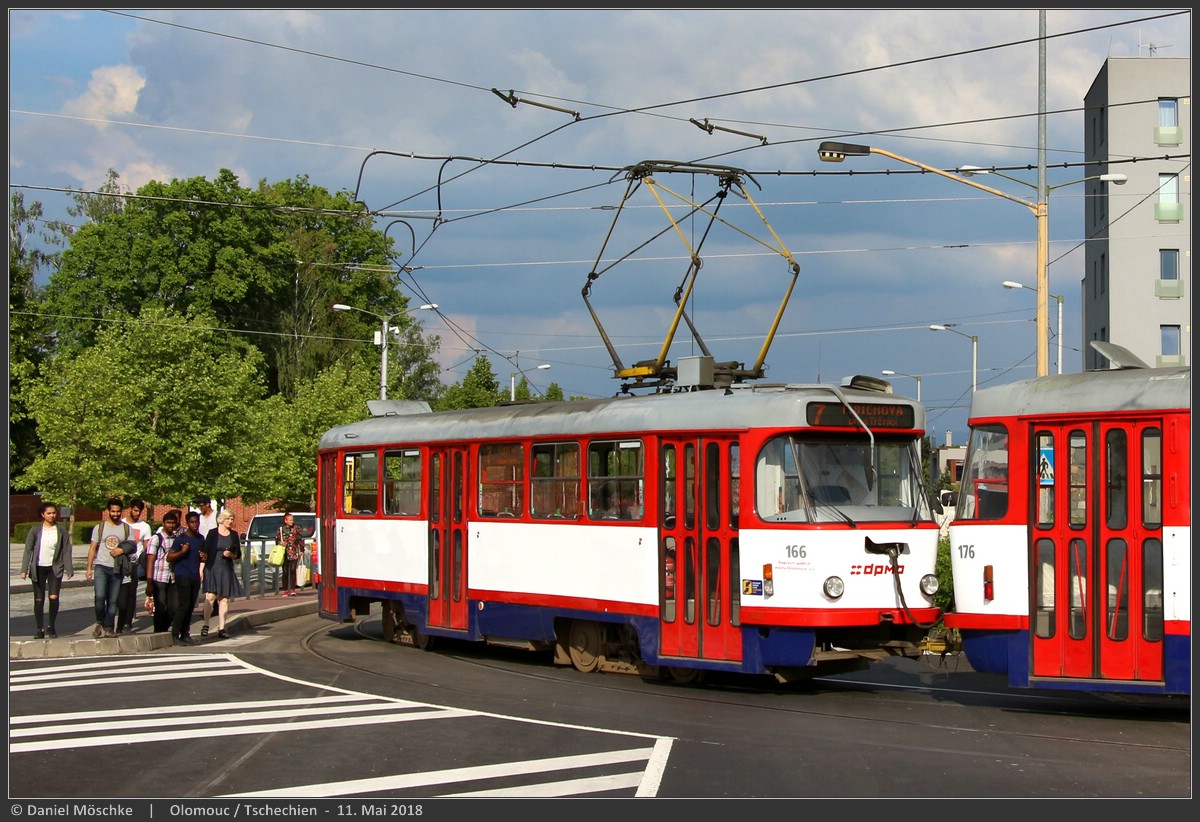 Olomouc, Tatra T3SUCS № 166