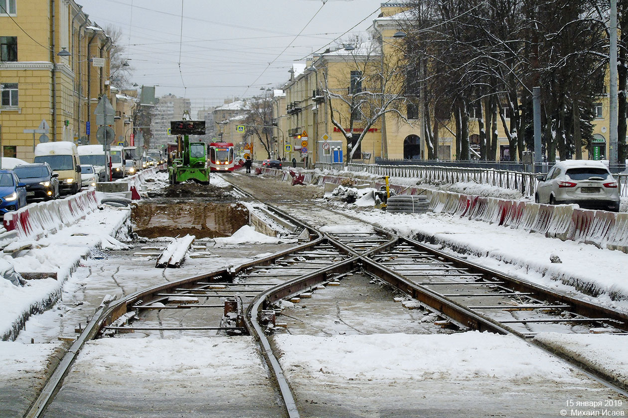 St Petersburg — Track repairs; St Petersburg — Tram lines and infrastructure