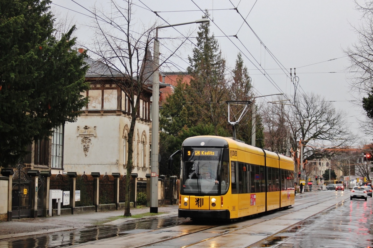 Дрезден, Bombardier NGT D8 DD 	 № 2626; Дрезден — Последний день трамвайного движения на улицах Вазаштрассе и Франц-Лист-Штрассе (13.01.2019)
