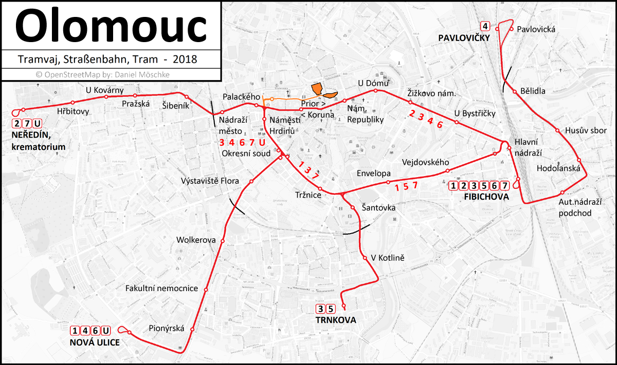 Olomouc — Maps