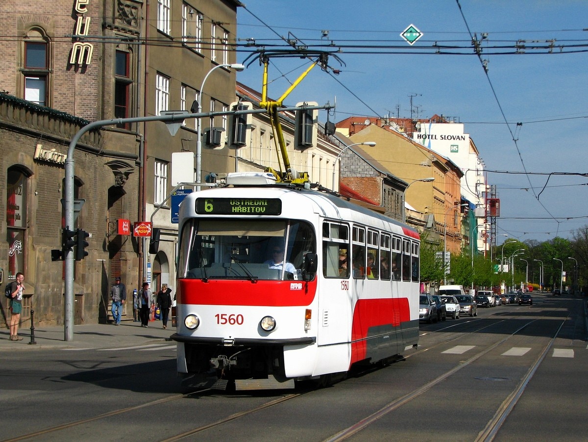 Brno, Tatra T3R.EV N°. 1560