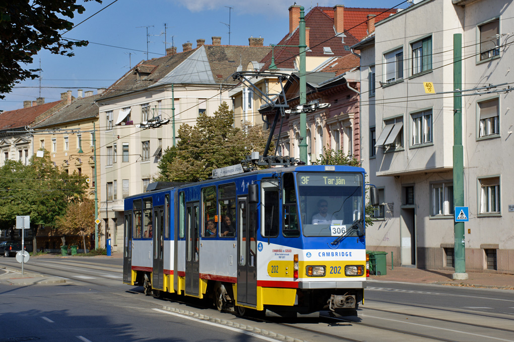 Szeged, Tatra KT4DM Nr. 202