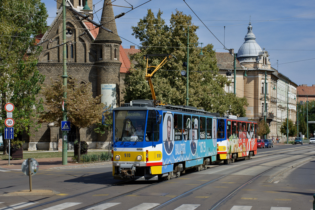 Szeged, Tatra T6A2 Nr. 910