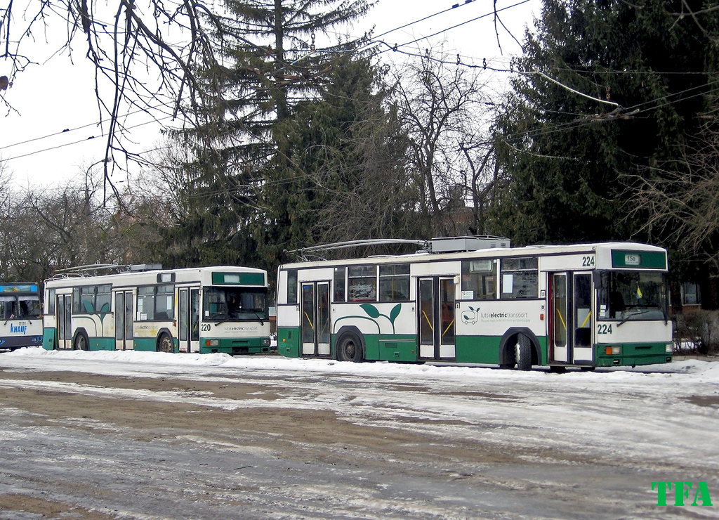 Луцк, MPK/Jelcz 120MT № 224; Луцк, MPK/Jelcz M121M EKO-BUS № 220