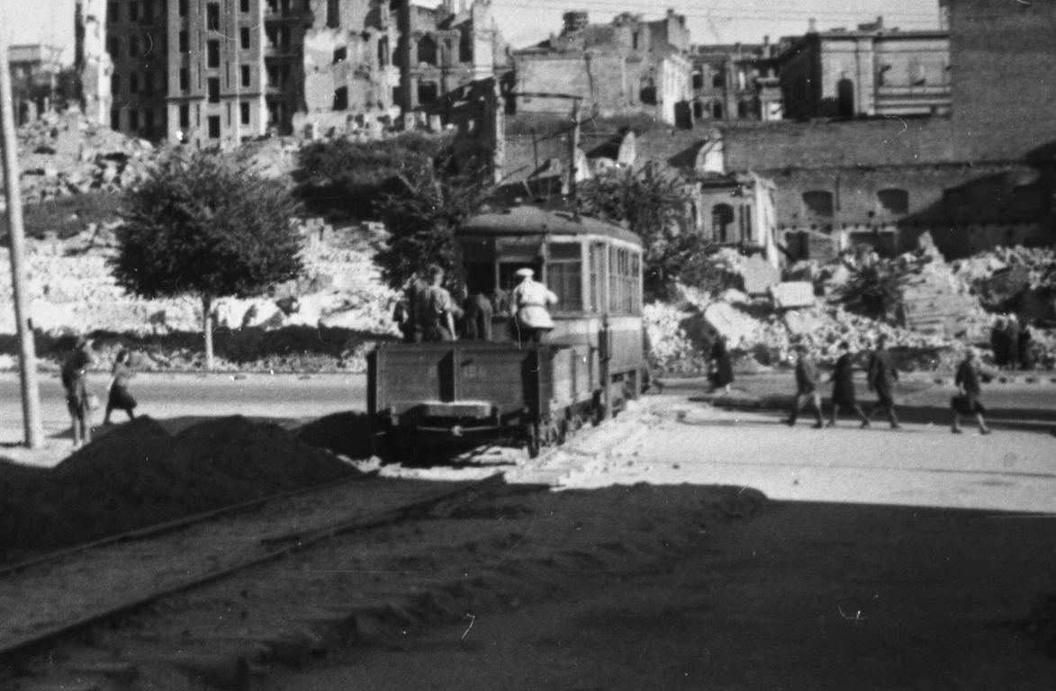 Киев, Двухосный прицепной вагон № В 154; Киев — Исторические фотографии