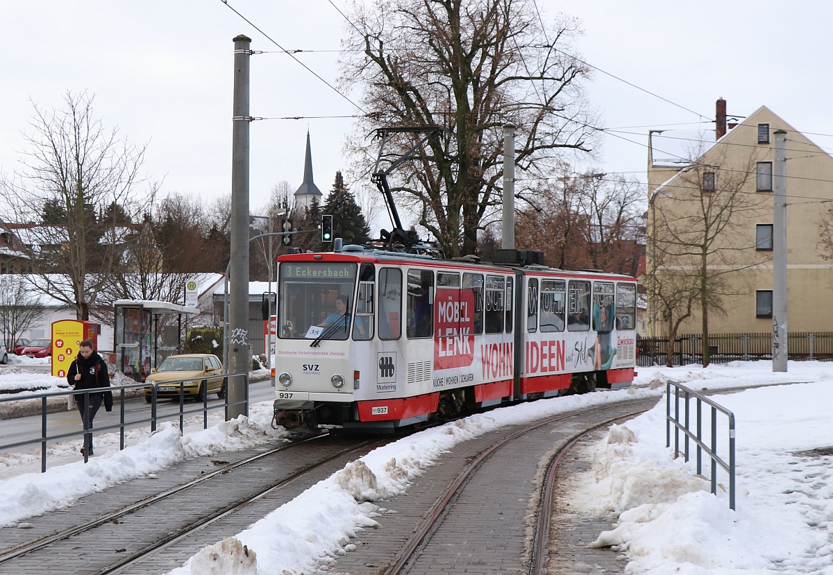 Цвиккау, Tatra KT4DMC № 937