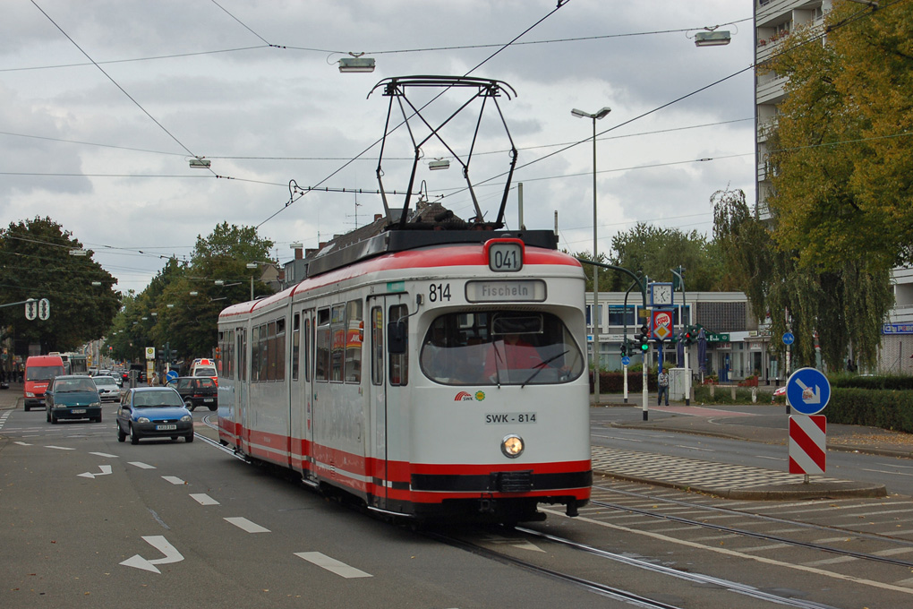 Krefeld, Duewag GT8 č. 814