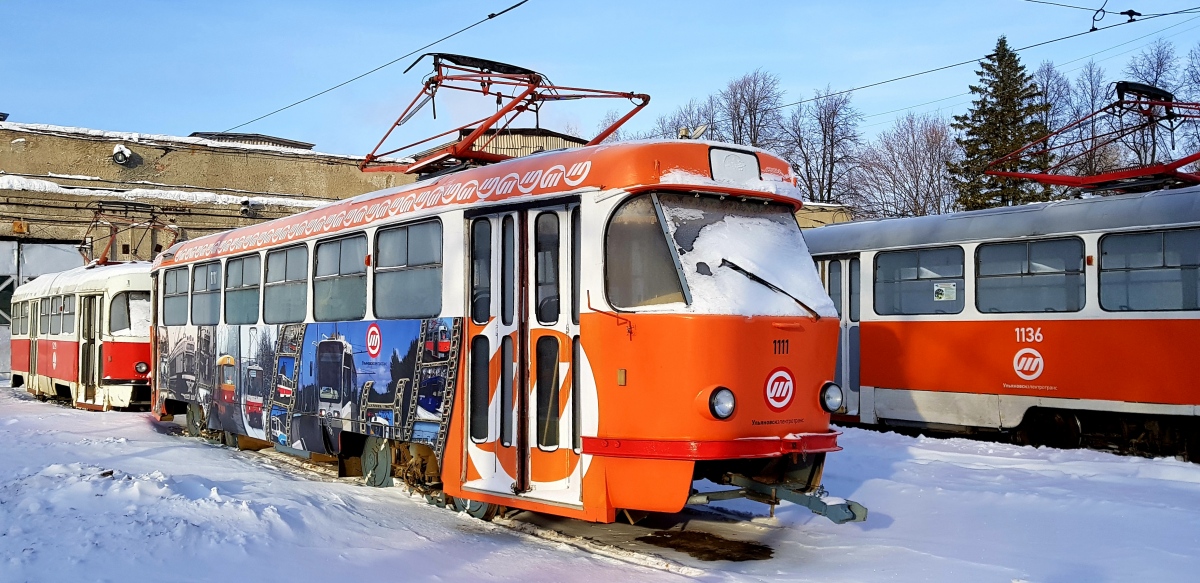 Ульяновск, Tatra T3SU (двухдверная) № 1111