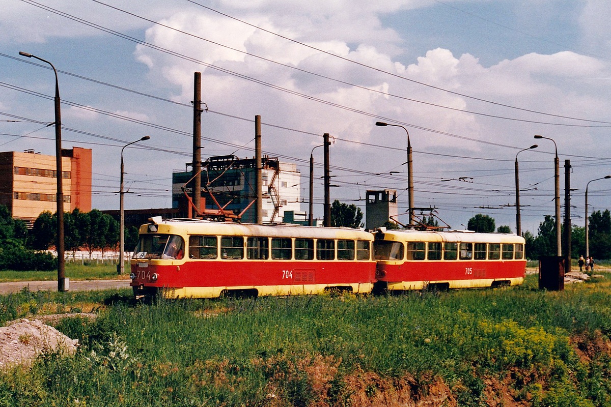 Запорожье, Tatra T3SU № 704; Запорожье, Tatra T3SU № 705