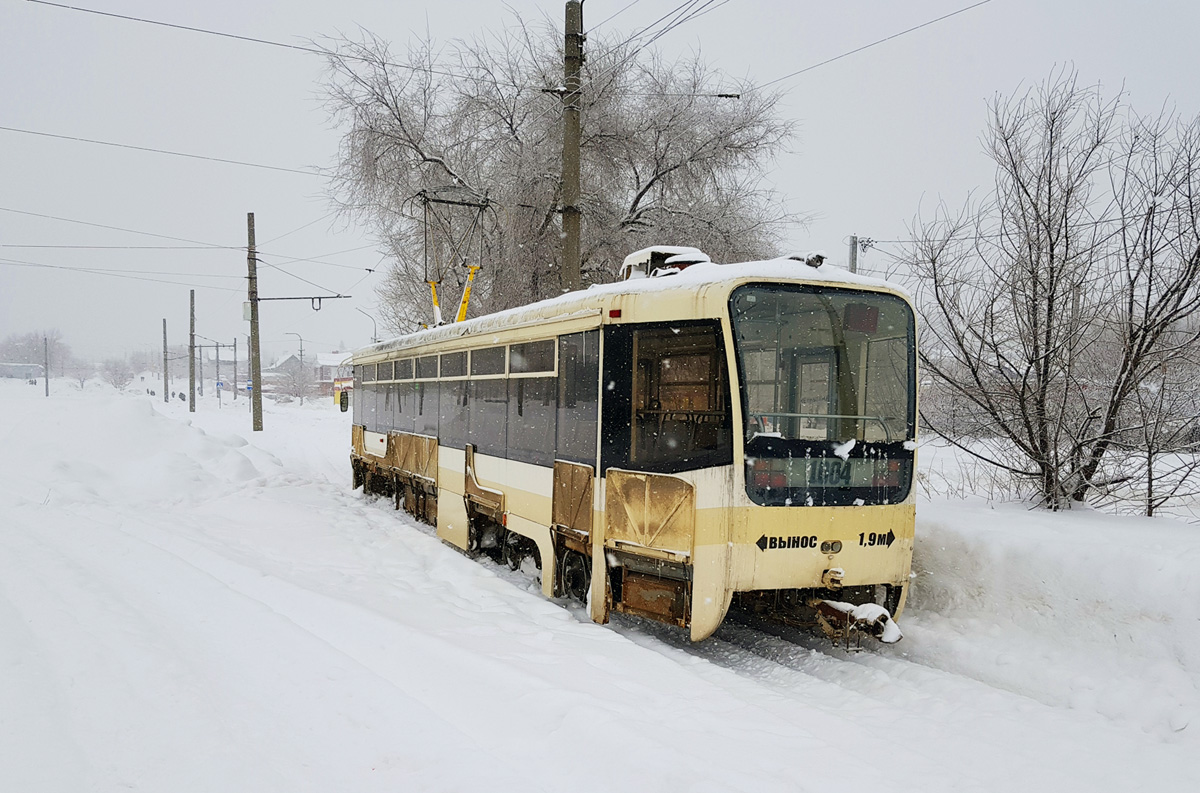 Саратов, 71-619КТ № 1004; Саратов — Последствия снегопадов зимой 2018-2019 гг.