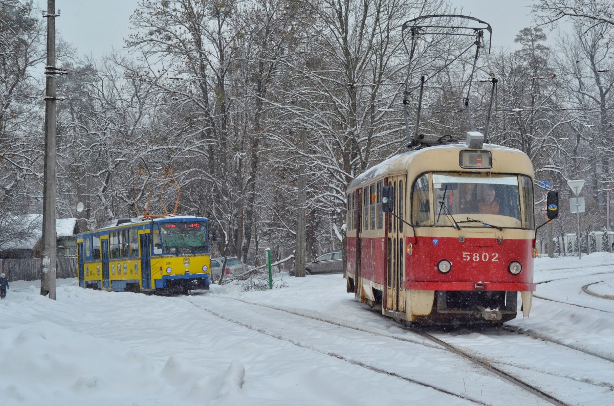 Киев, Tatra T3SU № 5802